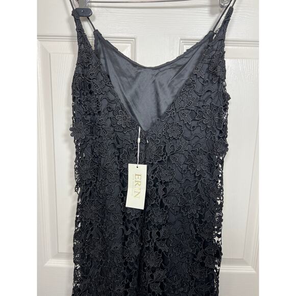 New Erin Fetherston Lillian Open Lace Maxi Dress Black Women's Cocktail Special - Picture 9 of 14